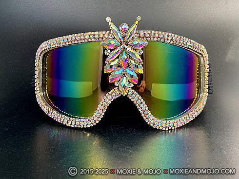 Moxie and Mojo Rainbow Goldie Lux Goggles