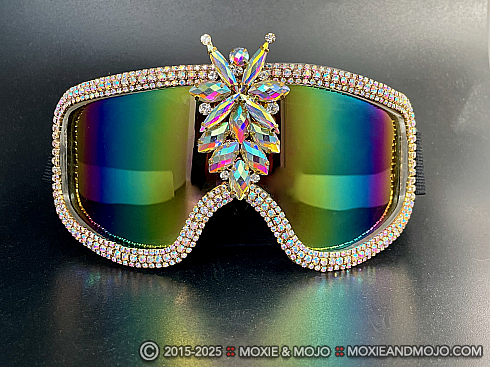 Moxie and Mojo Rainbow Goldie Lux Goggles