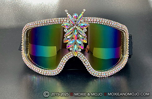 Moxie and Mojo Rainbow Goldie Lux Goggles