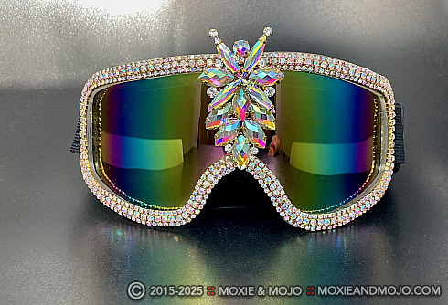 Moxie and Mojo Rainbow Goldie Lux Goggles