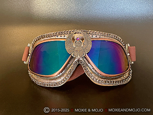Moxie and Mojo Scarab Goggles