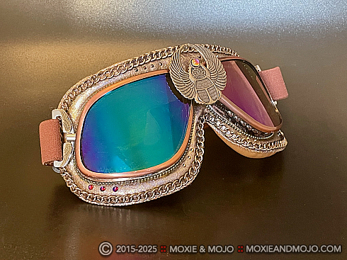 Moxie and Mojo Scarab Goggles