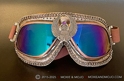 Moxie and Mojo Scarab Goggles