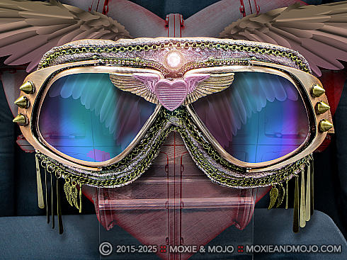 Moxie and Mojo Autumn Angel Goggles