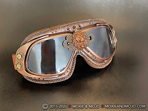 Moxie and Mojo Steampunk Lion Goggles