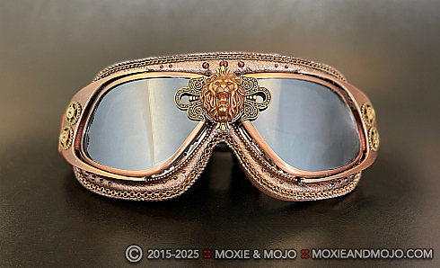 Moxie and Mojo Steampunk Lion Goggles
