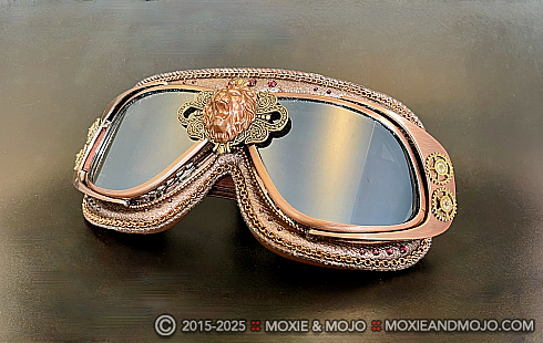 Moxie and Mojo Steampunk Lion Goggles