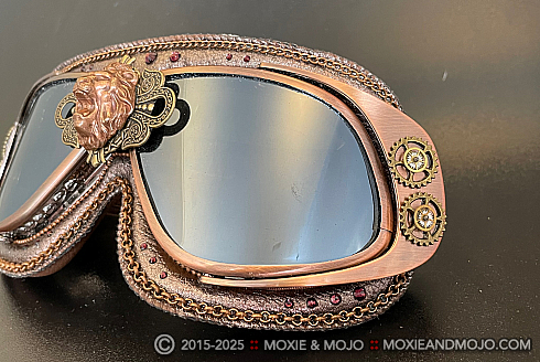 Moxie and Mojo Steampunk Lion Goggles