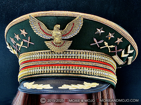 Moxie and Mojo Green, Red and Gold Hats