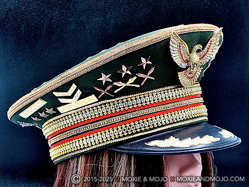 Moxie and Mojo Green, Red and Gold Hats