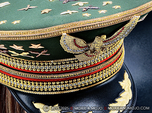 Moxie and Mojo Green, Red and Gold Hats