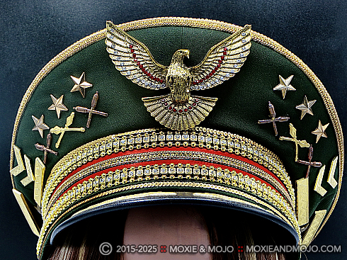 Moxie and Mojo Green, Red and Gold Hats