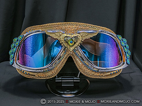Moxie and Mojo Peacock Love Goggles
