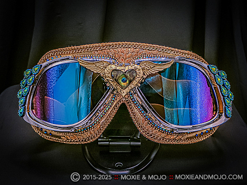 Moxie and Mojo Peacock Love Goggles