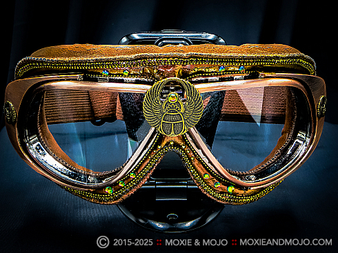Moxie and Mojo Ancient Scarab Goggles