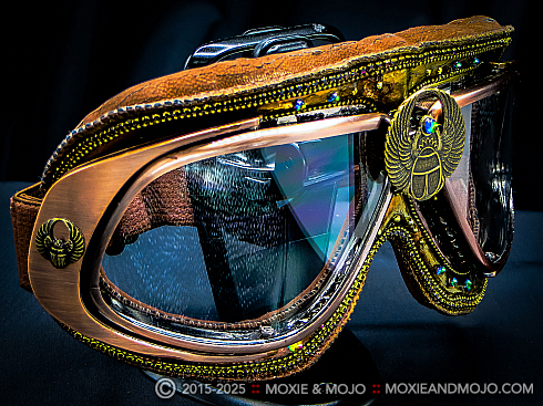 Moxie and Mojo Ancient Scarab Goggles