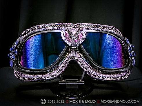 Moxie and Mojo Purple Isis Goddess Goggles