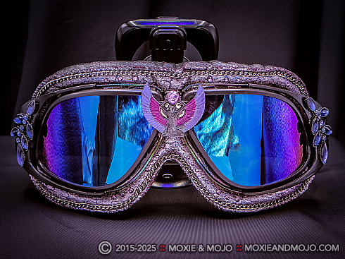 Moxie and Mojo Purple Isis Goddess Goggles