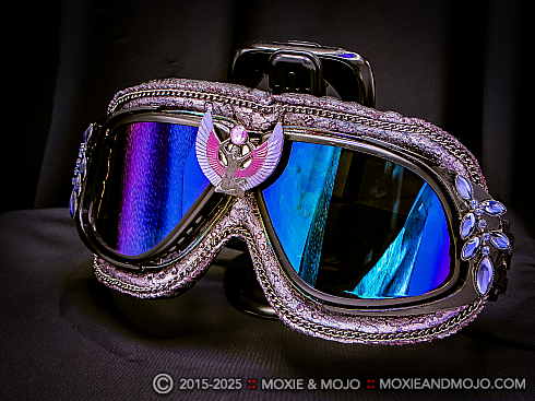 Moxie and Mojo Purple Isis Goddess Goggles