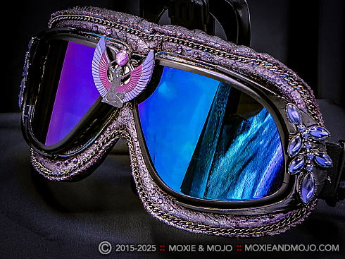 Moxie and Mojo Purple Isis Goddess Goggles