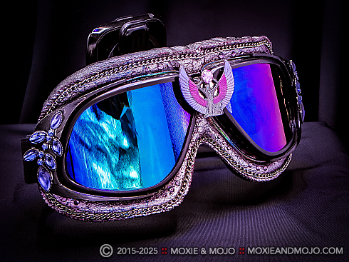 Moxie and Mojo Purple Isis Goddess Goggles