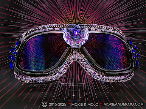 Moxie and Mojo Purple Isis Goddess Goggles