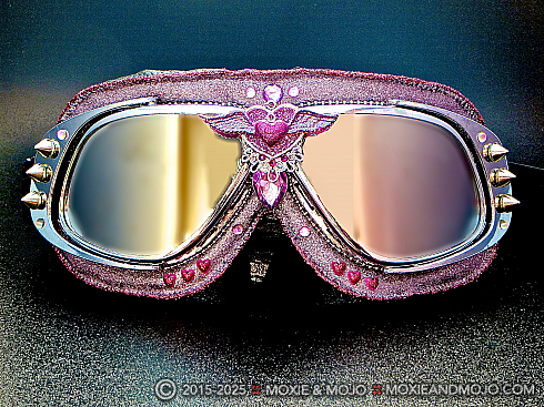 Moxie and Mojo Peace of My Heart Goggles