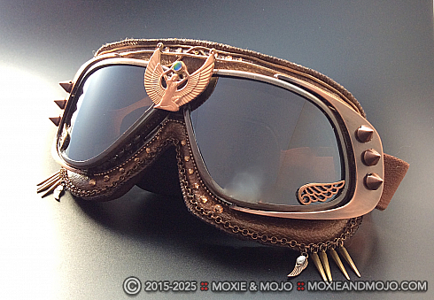 Moxie and Mojo Copper Isis Goggles