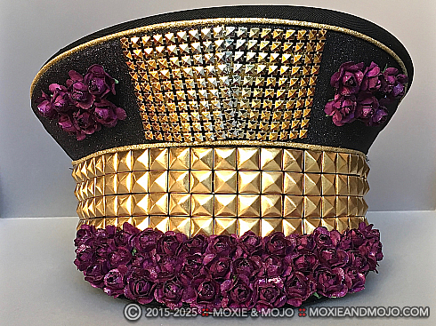Moxie and Mojo Purple & Gold Hats