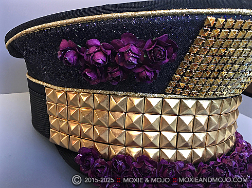 Moxie and Mojo Purple & Gold Hats