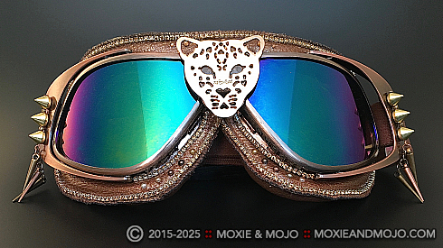 Moxie and Mojo Leopard Vision Goggles