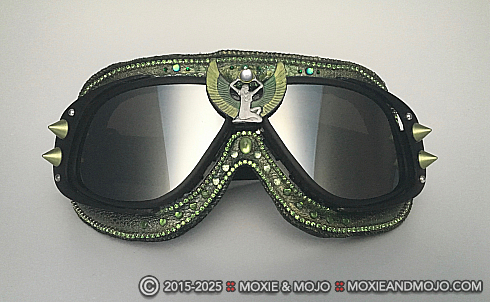 Moxie and Mojo Green Goddess Goggles