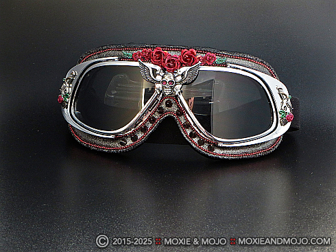 Moxie and Mojo Guns and Roses Goggles