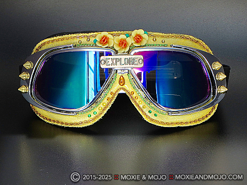 Moxie and Mojo Sunshine in my Soul Goggles