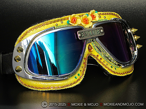 Moxie and Mojo Sunshine in my Soul Goggles